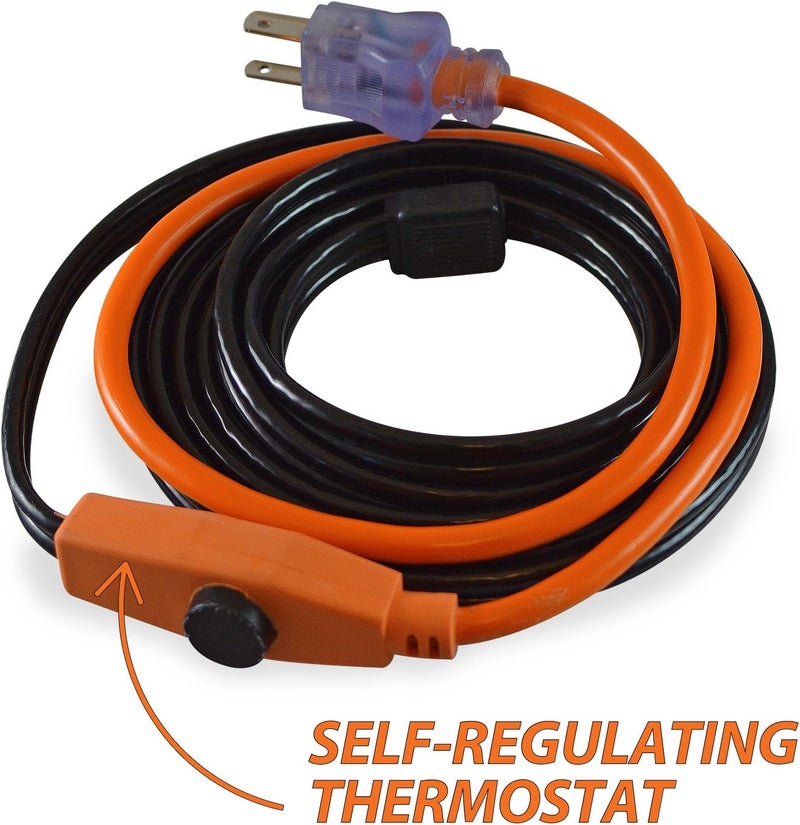 M-D Building Products 4325 6-Foot Pipe Heating Cable with Thermostat - Image 2