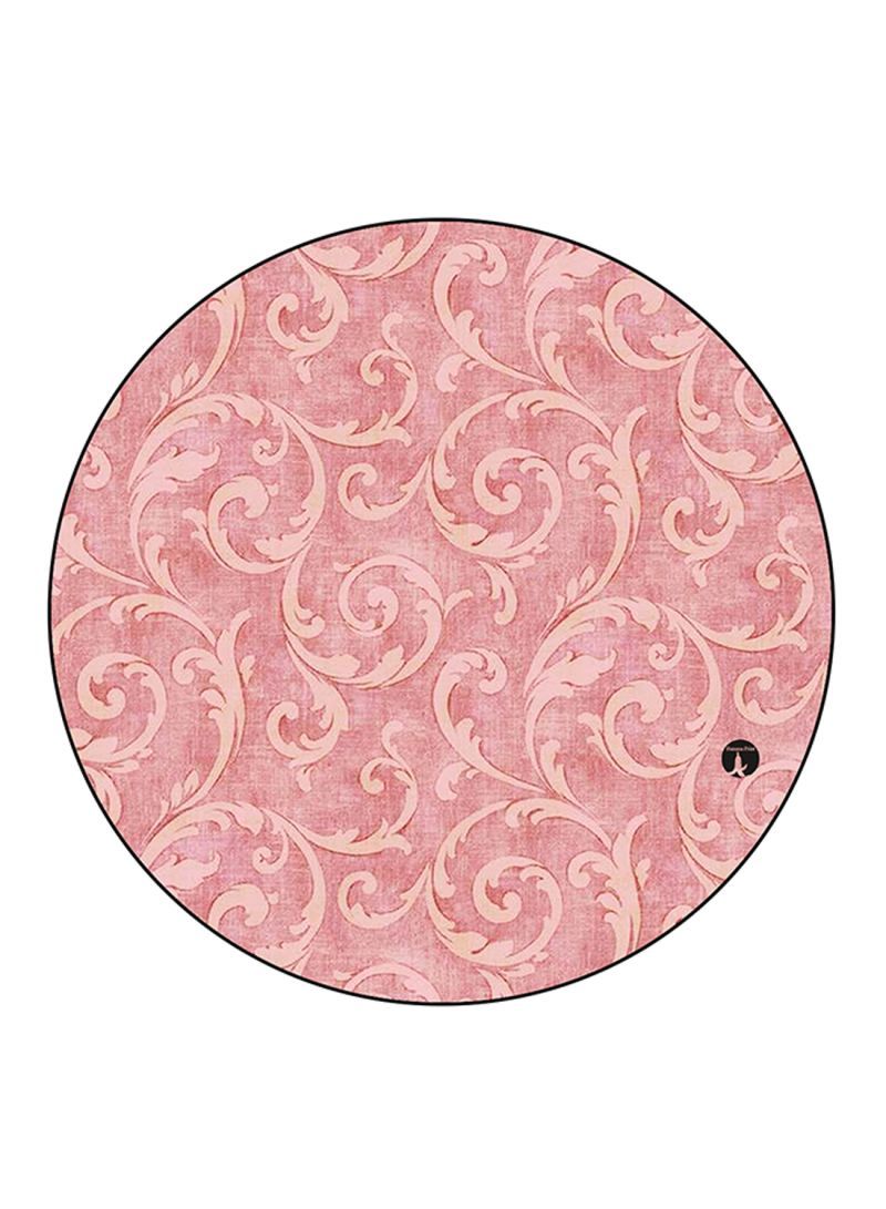 RKN Vintage Art Printed Mouse Pad Round  Multicolour