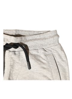 SMILEY Good Vibes Joggers, Cotton Blend, Drawstring Waist, Grey  - Image 3