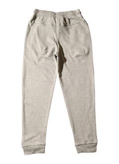SMILEY Good Vibes Joggers, Cotton Blend, Drawstring Waist, Grey  - Image 4