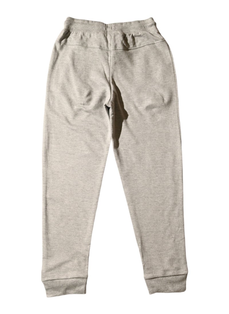 SMILEY - Good Vibes Joggers, Cotton Blend, Drawstring Waist, Grey - Image 1