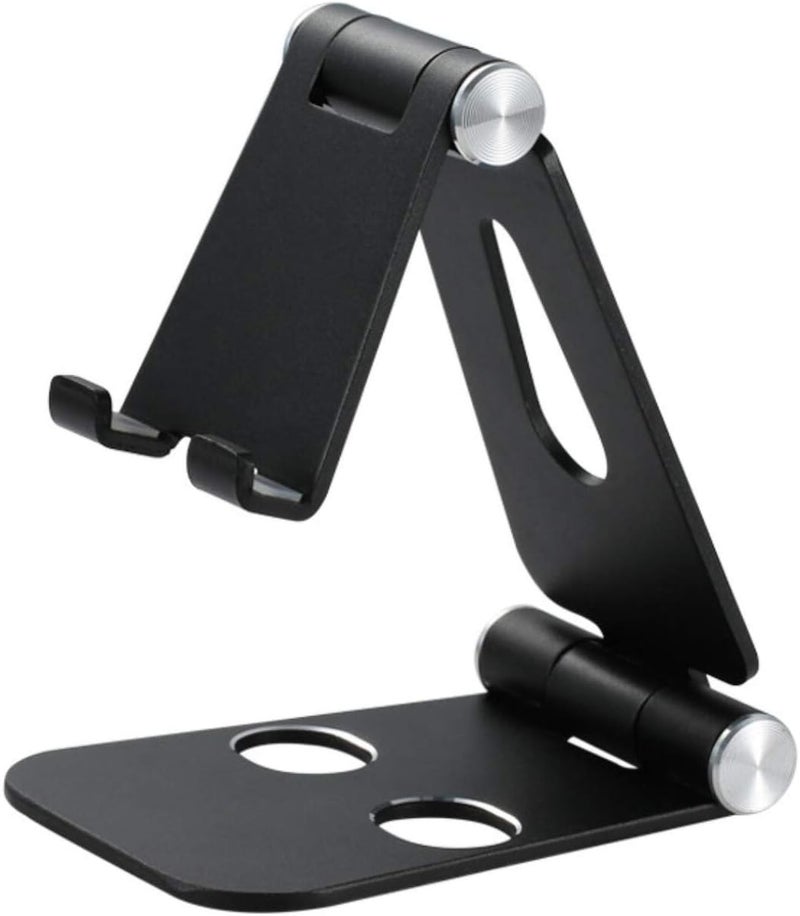 Monitor Stand Adjustable Desk Mobile Phone Holder Fully Foldable Aluminum Compatible for Smartphone Portable Monitor iPad iPhone 12 Pro Mini Nintendo Switch Tablets