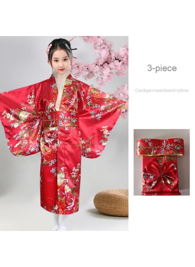 Al Aoyama - Al Aoyama japanese traditional dress kimono robe for kids girls costume - Image 1