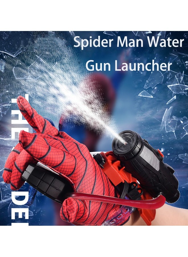 Generic - Ultimate Spiderman Gloves With Water Gun Launcher Kids Toy, Spider Glove Toys Plastic Cosplay Glove Launcher Wrist Toys, Role-Play Toys, Spider Glove Toys for 5 Year Old Boys and Girls and Up - Image 1