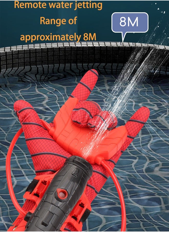 Generic - Ultimate Spiderman Gloves With Water Gun Launcher Kids Toy, Spider Glove Toys Plastic Cosplay Glove Launcher Wrist Toys, Role-Play Toys, Spider Glove Toys for 5 Year Old Boys and Girls and Up - Image 1
