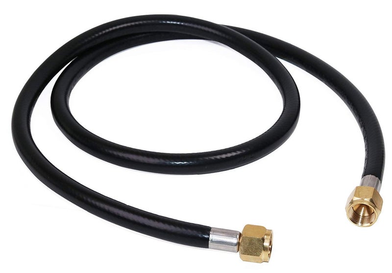 DOZYANT 5 Feet Propane Hose Extension with 3/8" Female Flare on Both Ends, Flexible Propane Gas Line Pipe for RV, BBQ Grill, Propane Tank, Heater and More - Image 3
