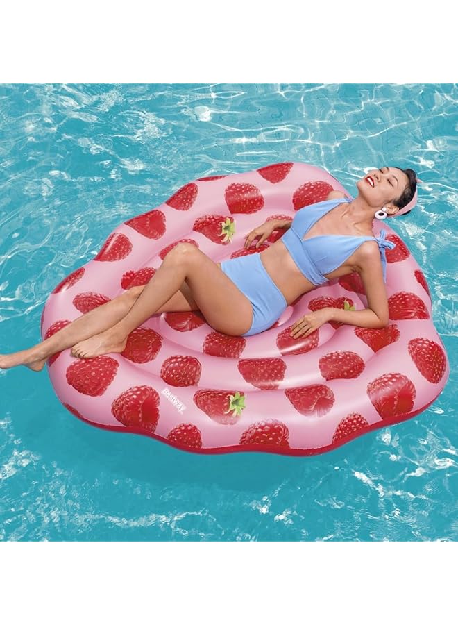 بست واي عوامة حمام سباحة سينتسايشنال توت العليق، 65 بوصة × 59.5 بوصة/1.65 متر × 1.51 متر - Image 2