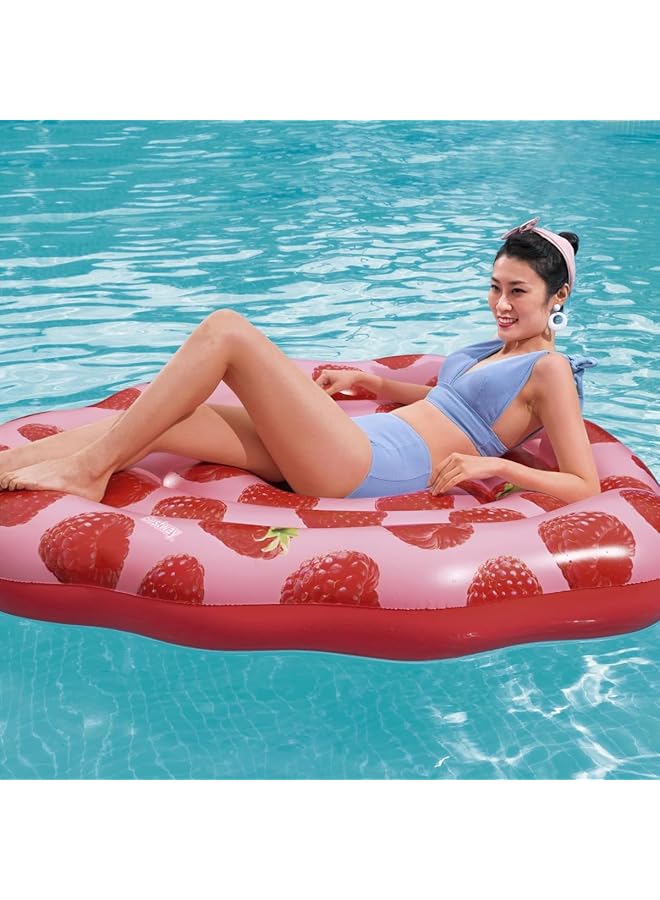 بست واي عوامة حمام سباحة سينتسايشنال توت العليق، 65 بوصة × 59.5 بوصة/1.65 متر × 1.51 متر - Image 3