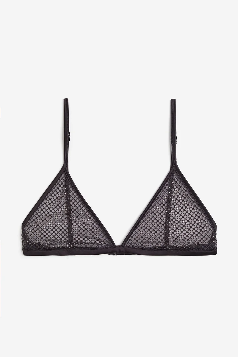 H&M Rhinestone-embellished soft bra