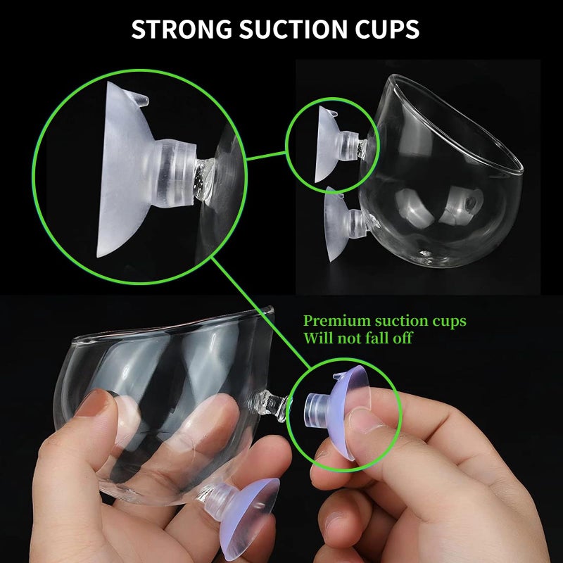 GLEFLE 2 PCS Aquarium Plant Holder Top Hanging Fish Tank Plant Pot Aquarium Planter Cups for Water Feature Decoration - Image 5