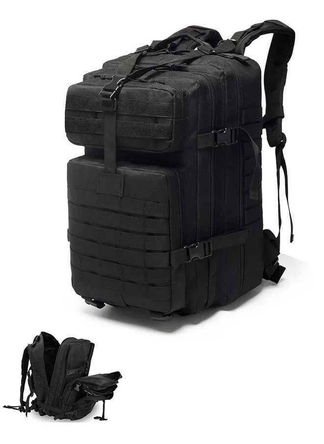 WINEENEE 45L Outdoor Adventure Backpack - Large Durable Hiking Pack with Modular Gear Panels | 3-Day Multi-Purpose Travel Bag for Camping, Trekking & Family Trips (Men & Women)  - Image 1