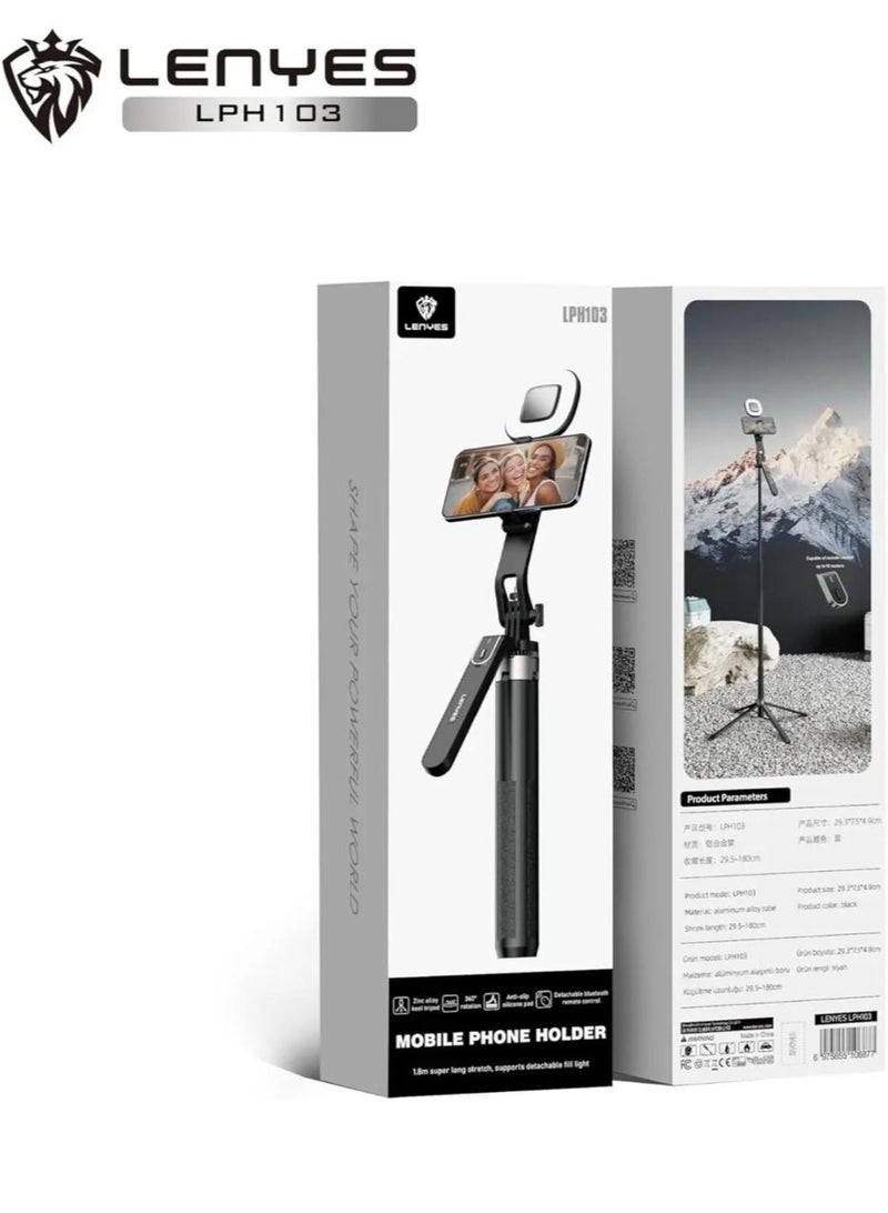 Lenyes Mobile Phone Tripod Holder LPH103 - Image 1