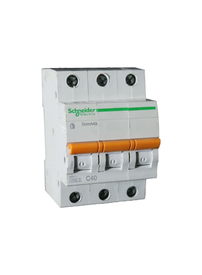 Schneider Electric Schneider Miniature Circuit Breaker 40amp 3 pole - Image 1
