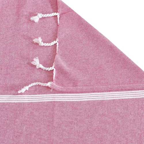 Värde Bedsheet King Size Cotton with 2 Pillow Covers | 210 TC Bedsheet | Flat Sheets | Handloom Bedsheets | Double Bedsheet for Summer 90 X 100 Inches, 7.5 X 8.3 Feet (Rose Pink, King) - Image 5