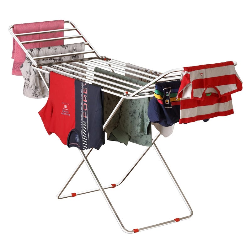 SUNDRY Heavy Base Foldable Drying RackStainless Steel Material Good Gravity Not Easy to Rust Available Indoor and Outdoor MultiPurpose Can Be Used to Dry Clothes Pants Etc - Image 2