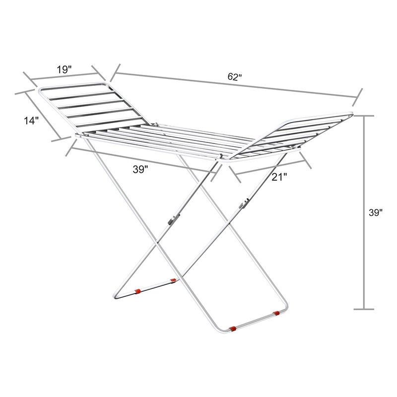 SUNDRY Heavy Base Foldable Drying RackStainless Steel Material Good Gravity Not Easy to Rust Available Indoor and Outdoor MultiPurpose Can Be Used to Dry Clothes Pants Etc - Image 3
