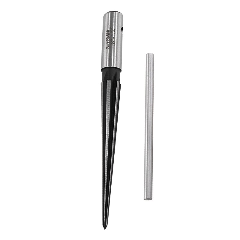 Lifcratms 1/8""-1/2"" (3-13Mm) T Handle Tapered Reamer  6 Fluted Chamfer Reaming Tool  Guitar Bridge Pin Hole Handle Tapered Reamers Woodworker Luthier Tool - Image 4