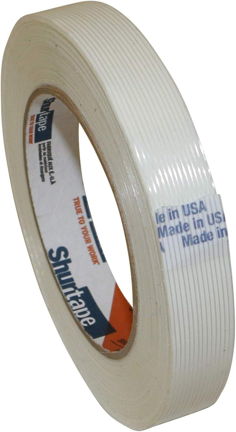 Shurtape GS 490 Economy Grade Fiberglass Reinforced Strapping Tape - Clear, .7 in. x 60 yd - Image 1