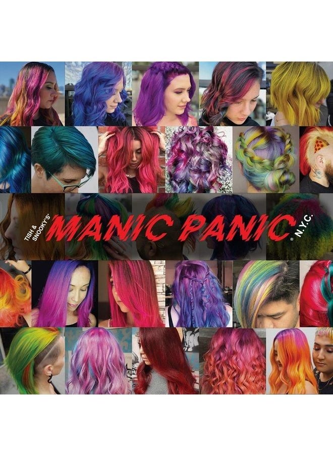 Manic Panic - Rockabilly Blue Hair Color Spray - (Amplified) - Vivid Temporary Blue Cobalt Hair Dye - Sprays On Instantly & Washes Out (3.4oz) - Vegan Hair Dye For Adults & Kids of All Hair Types - Image 1