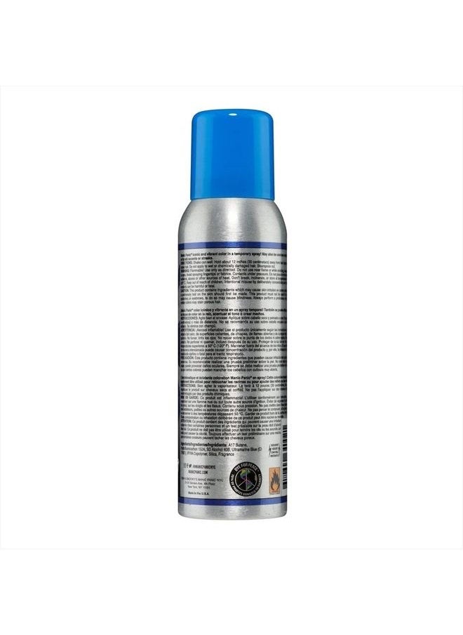 Manic Panic - Rockabilly Blue Hair Color Spray - (Amplified) - Vivid Temporary Blue Cobalt Hair Dye - Sprays On Instantly & Washes Out (3.4oz) - Vegan Hair Dye For Adults & Kids of All Hair Types - Image 1