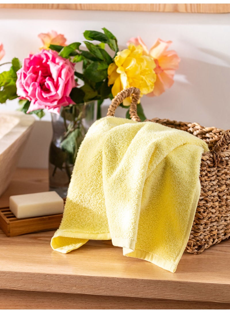 TM HOME TM Home Luxury Yellow Hotel Towel – 100% Egyptian Cotton, Large Size  - Image 2