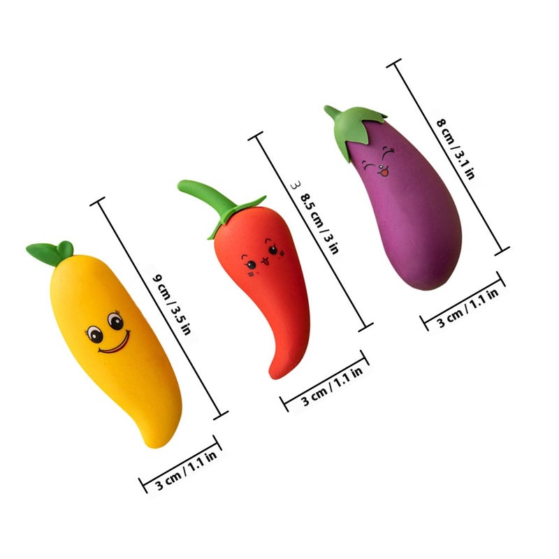 6pcs Cartoon Erasers Multi-function Small Erasers Delicate Fruit Pencil Erasers Writing Accessory - Image 2