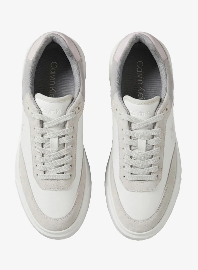 Calvin Klein  Suede and Leather Signature Trainers for Women | Best Price UAE