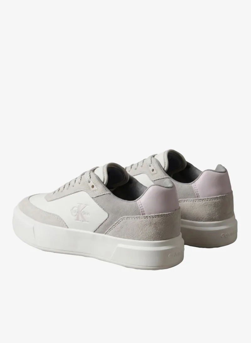 Calvin Klein  Suede and Leather Signature Trainers for Women | Best Price UAE