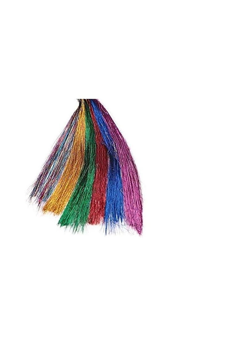 بلومنغ تايم وصلات شعر الأطفال بهرج الشعر اللامع وصلات شعر بهرج لامع وصلات شعر ملونة للحفلات - Image 4