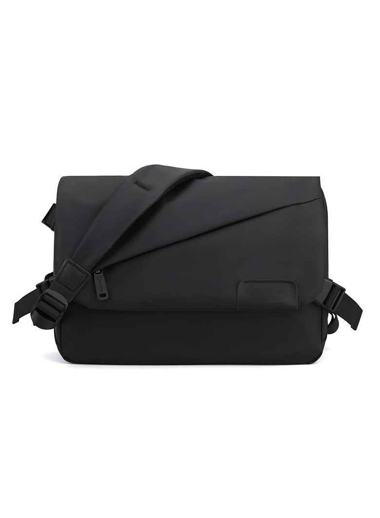 Generic Men's outdoor sports shoulder bag, boys motorcycle style messenger bag, shoulder bag, chest bag, cycling bag, hiking bag, daily commuting side bag, bicycle bag, mobile phone bag, men's bag for teenagers, college students  - Image 1
