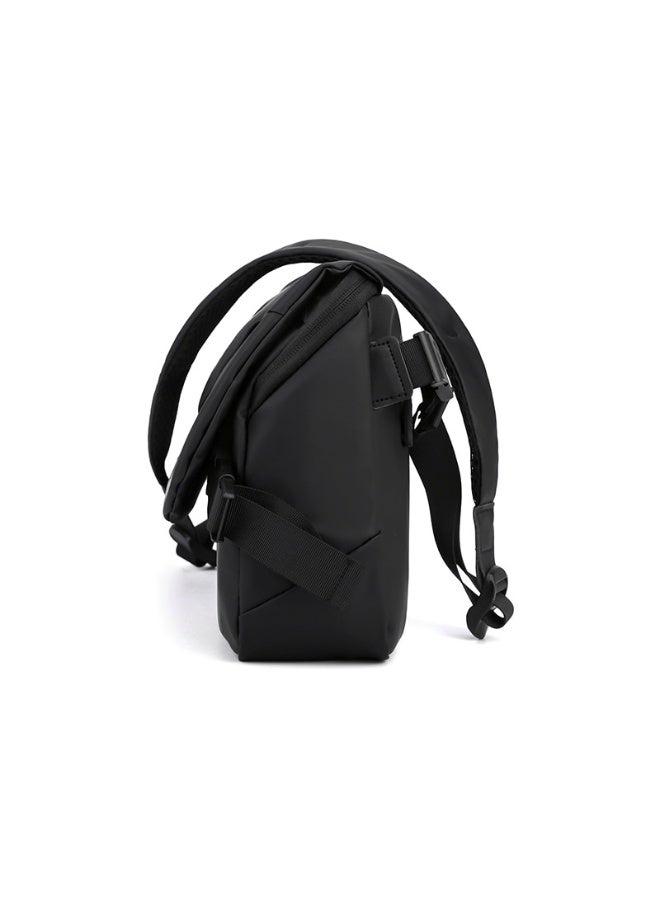 Generic Men's outdoor sports shoulder bag, boys motorcycle style messenger bag, shoulder bag, chest bag, cycling bag, hiking bag, daily commuting side bag, bicycle bag, mobile phone bag, men's bag for teenagers, college students  - Image 3