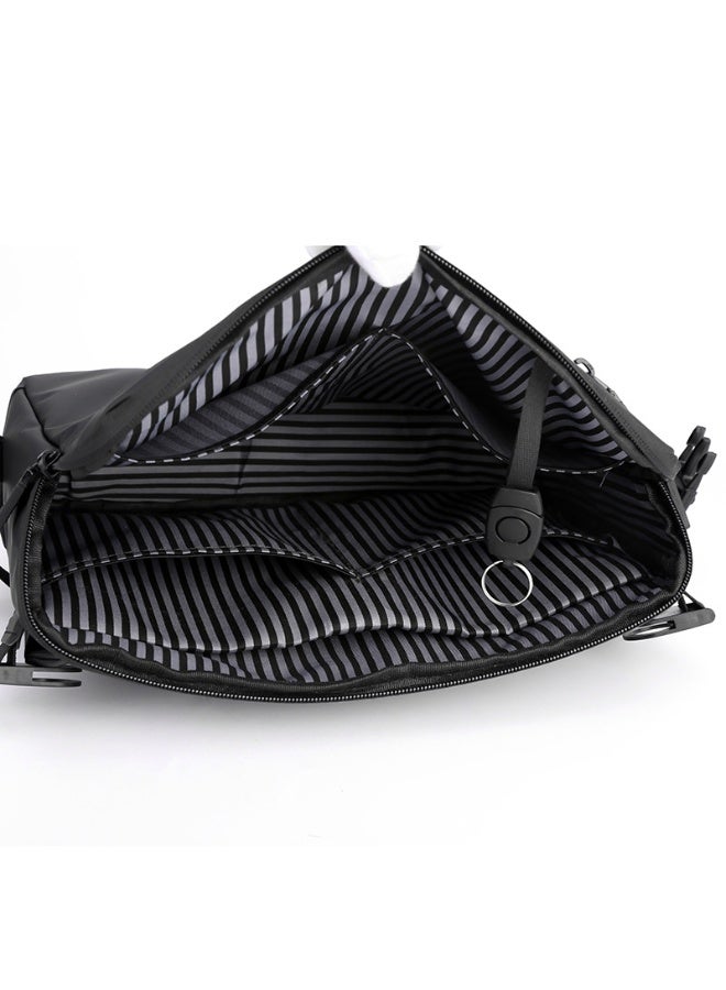 Generic Men's outdoor sports shoulder bag, boys motorcycle style messenger bag, shoulder bag, chest bag, cycling bag, hiking bag, daily commuting side bag, bicycle bag, mobile phone bag, men's bag for teenagers, college students  - Image 2