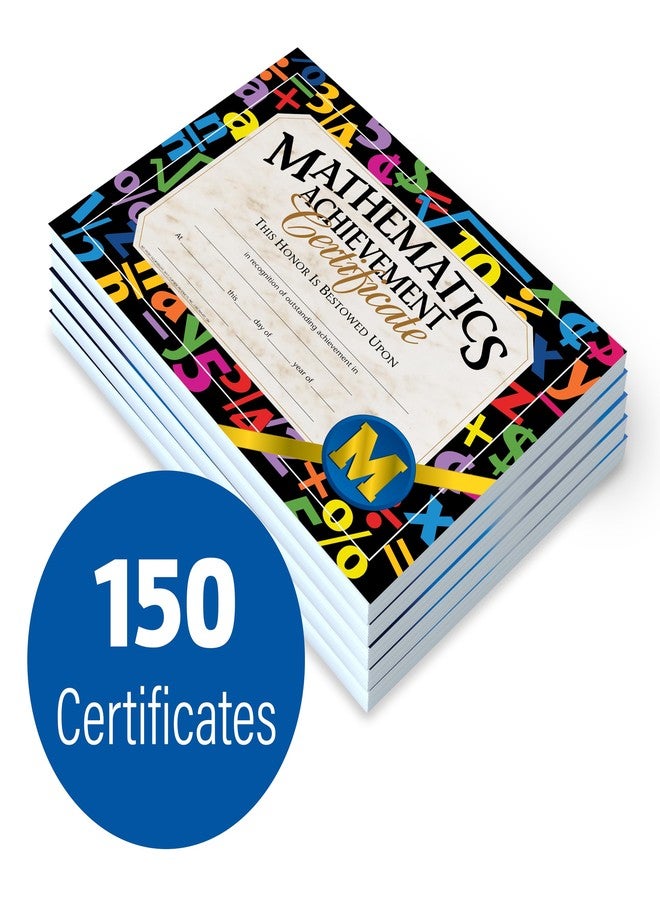 Flipside Products Mathematic Achievement Certificate, Math Recognition, Student Award, Incentive, 8.5" x 11", 30 Per Pack, 5 Packs - Image 2