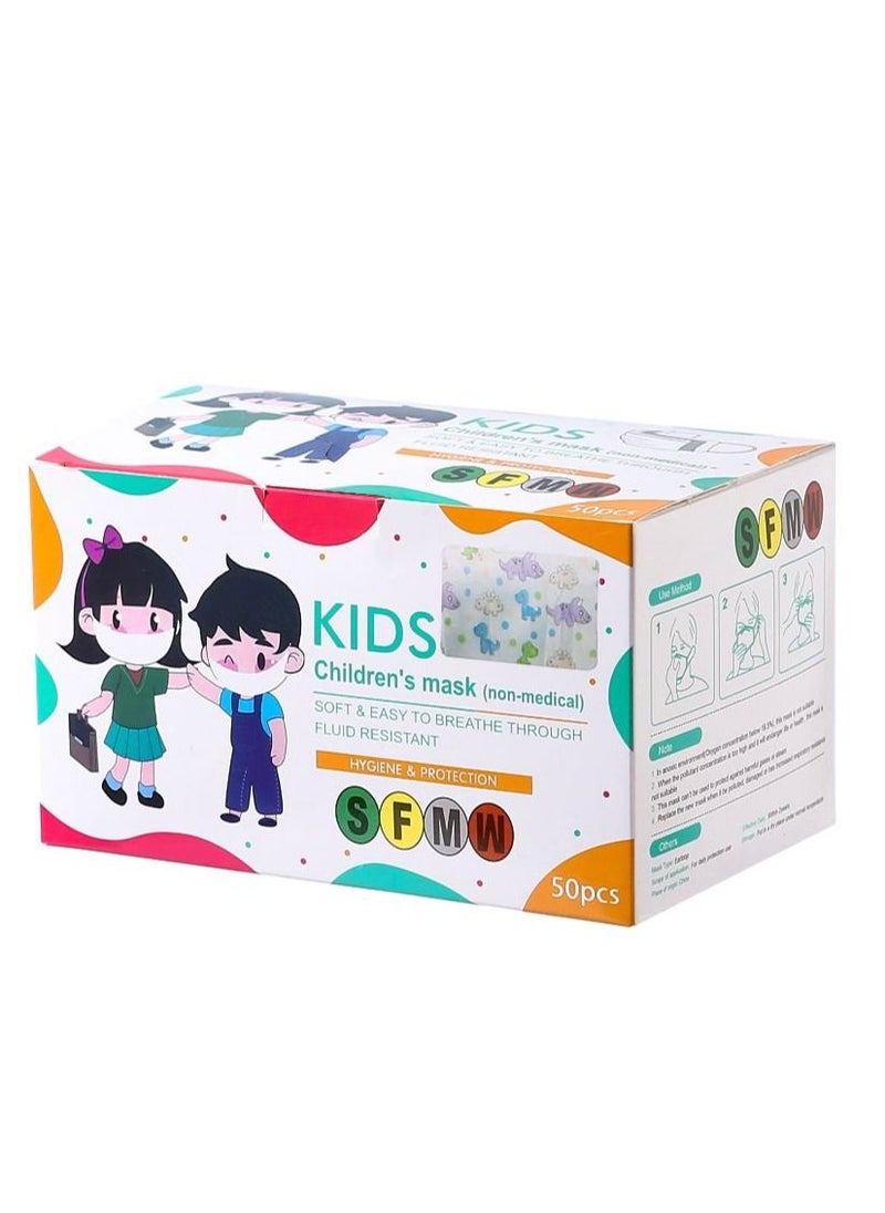 SFMW 50-Piece Separate Envelope  Kids Face Mask  - Image 4