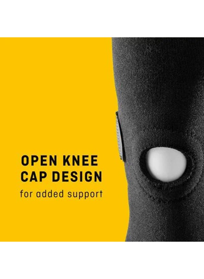 FUTURO Sport Open Patella Knee Support, Adjustable, 09039ENR, Black  - Image 4