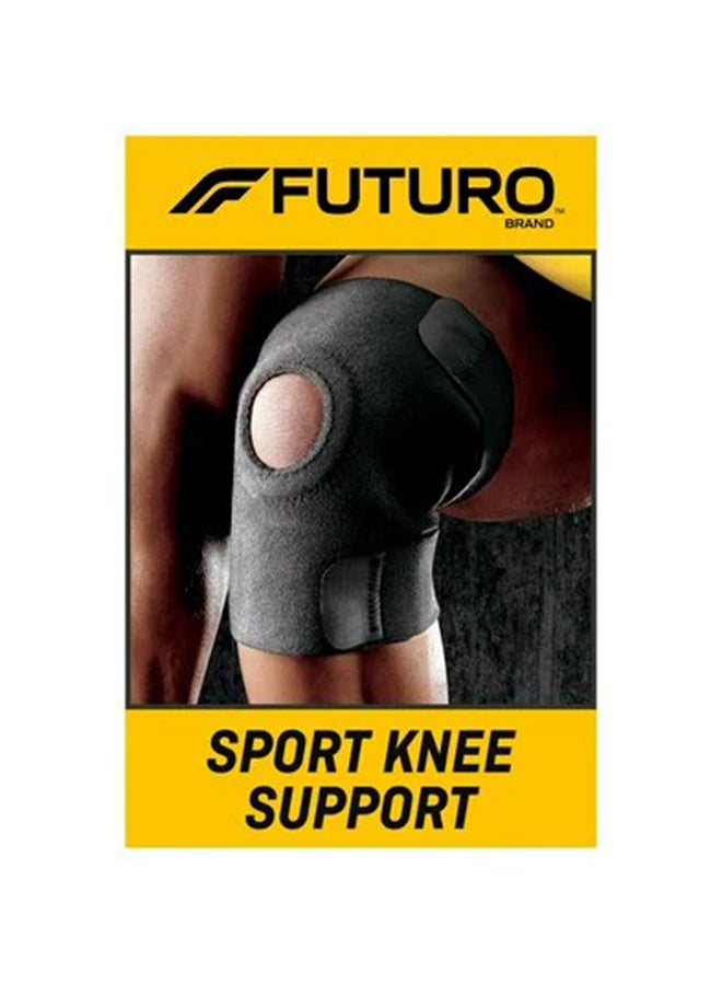 FUTURO Sport Open Patella Knee Support, Adjustable, 09039ENR, Black  - Image 2