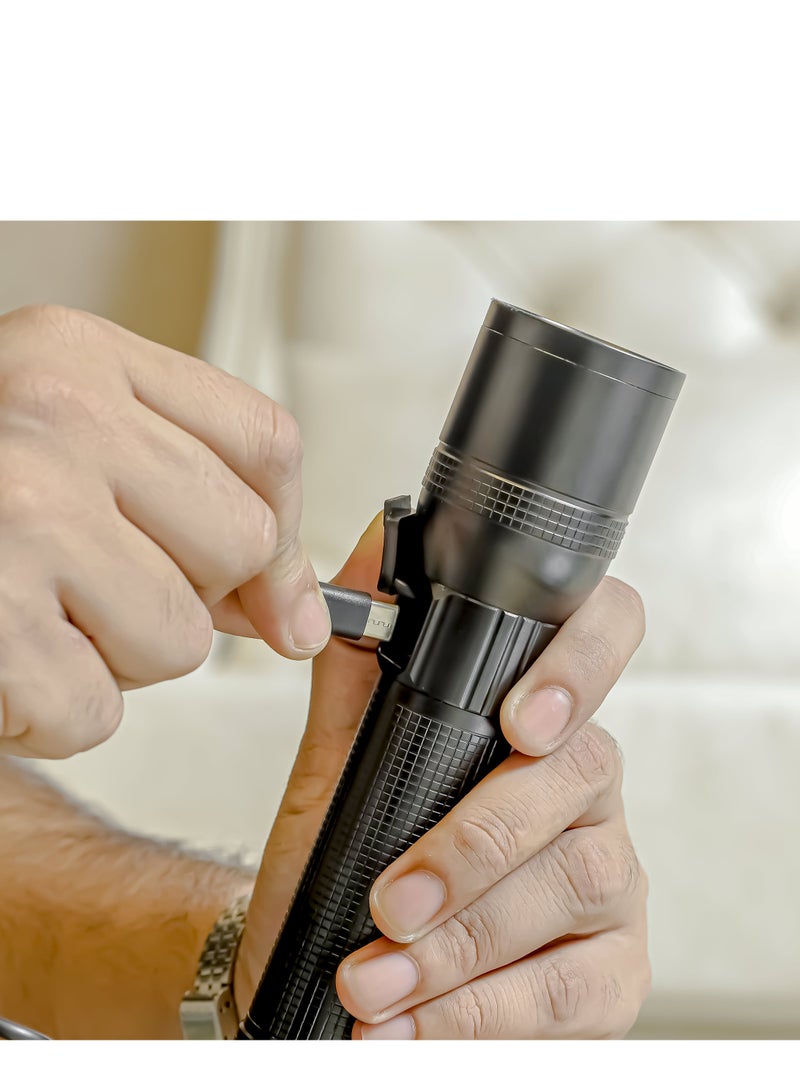 Olsenmark High Power LED Flashlight,Camping Light with Power Bank,15W,OMFL2814 - Image 4