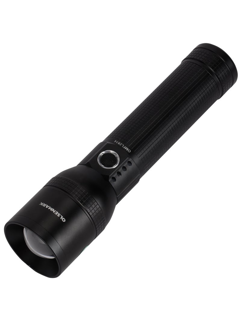 Olsenmark High Power LED Flashlight,Camping Light with Power Bank,15W,OMFL2814 - Image 1