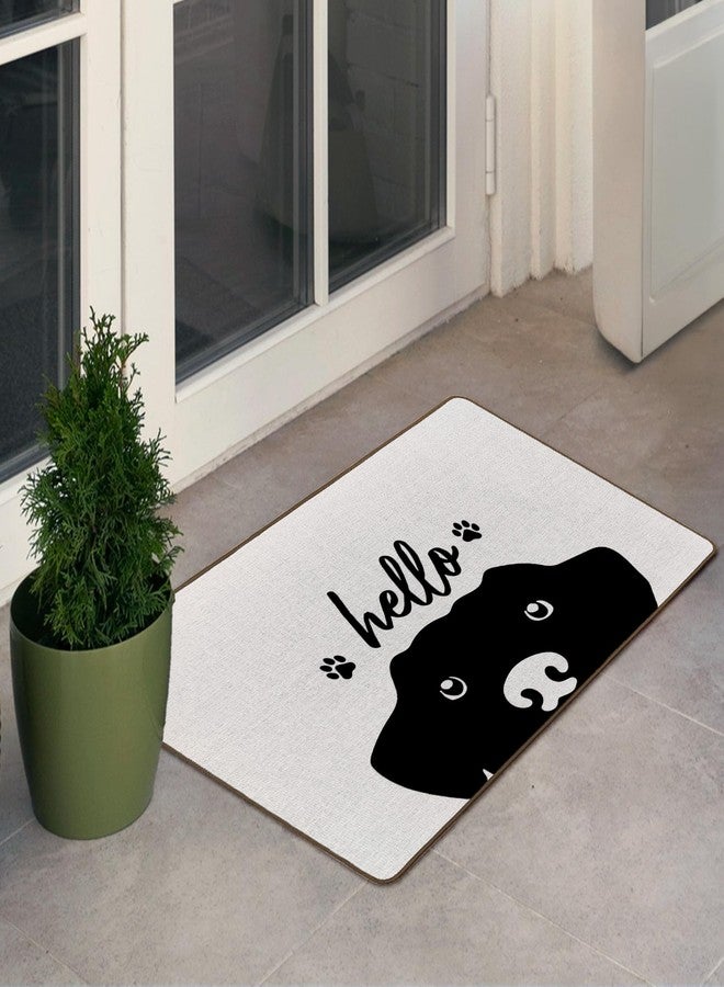 Tzhim Funny Hello Door Mat, Dog Gifts for Women Owners Front Door Mat Outside Indoor Entrance, Dog Lovers Gifts, Funny DogDecorative Outdoor Doormats for Home Bedroom Entryway, 17x29in - Image 5