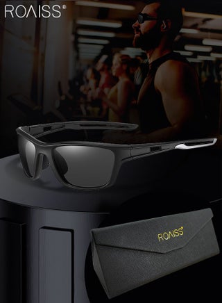 Polarized Sports Sunglasses for Men Women, UV400 Protection Cycling Glasses with TR90 Frame and Black Lens, Goggles for Baseball Running Fishing Golf - pzsku/ZEA8A0610547A1EECF117Z/45/_/1682067819/841a9e65-d372-4ac3-919e-e4443638d802