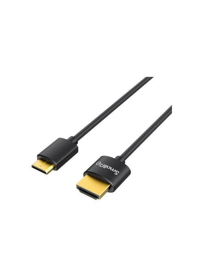 SMALLRIG - SMALLRIG ULTRA SLIM 4K Mini HDMI to Full HDMI (C TO A) 55CM 3041 - Image 1