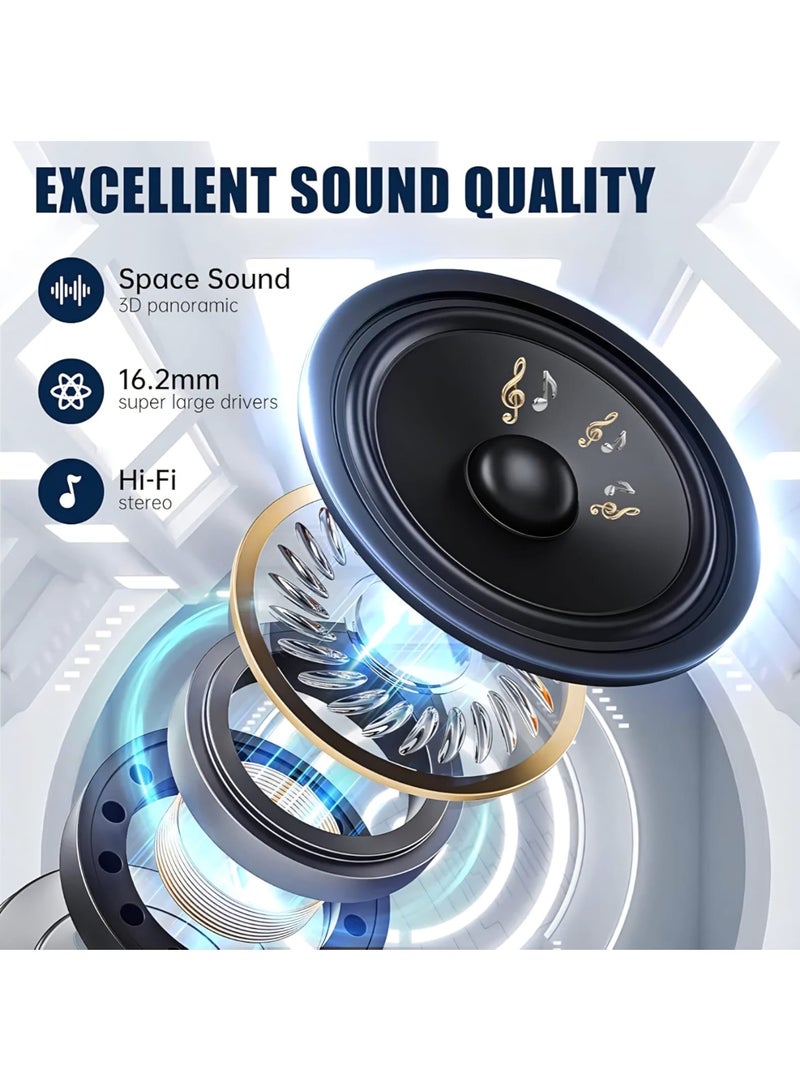 سماعة تراوسي (TRAUSI HD65) الرياضية اللاسلكية - مقاومة للماء والتعرق بمعيار IPX7 - تصميم ثابت خلف الأذن مع ميكروفون مدمج وصوت HD - Image 3