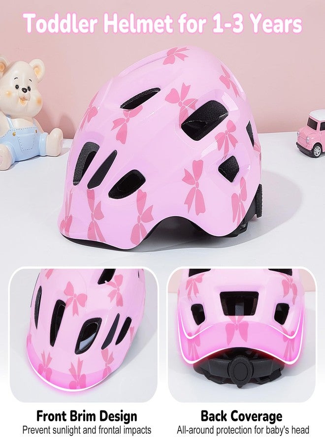 EllaSeek Toddler Bike Helmet Age 1-3, Kids Skateboard Helmets for Baby Girls Boys, Adjustable Infant Cycle Helmet for Scooter Cycling Skateboard - Image 3