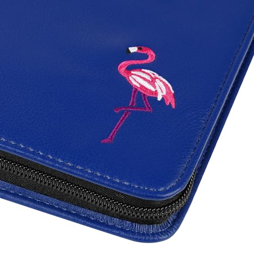 2thpart Golf Gloves Holder Case, Zipper Premium Glove Caddie, Organizer for Golf Gloves Synthetic Leather Blue - Image 3