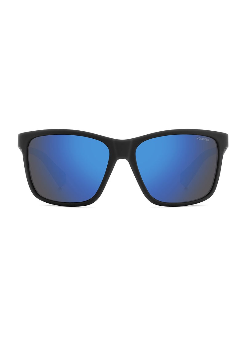 Polaroid - Kids Unisex Polarized Rectangular Sunglasses - Pld 8057/S Black Millimeter - Lens Size: 50 Mm - Image 1