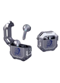 TRANSFORMERS Transformers TF-T12 TWS Wireless Headphones Bluetooth 5.3 Phantom Silver Game Sports  - Image 2