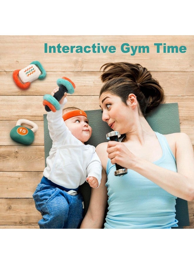 Vanplay Baby Toys 0-12 Months, Workout Plush Toy with Rattle for 0-3-6 Month, Sensory Montessori Toys for Babies 6-12-18 Month, Baby Boys Girls Birthday Shower Gifts for 7 8 9 10 Month - Image 4