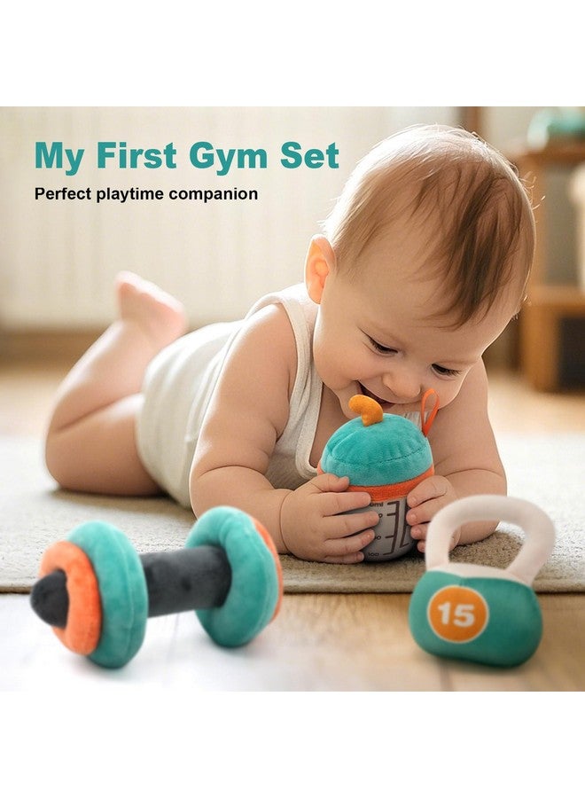 Vanplay Baby Toys 0-12 Months, Workout Plush Toy with Rattle for 0-3-6 Month, Sensory Montessori Toys for Babies 6-12-18 Month, Baby Boys Girls Birthday Shower Gifts for 7 8 9 10 Month - Image 2