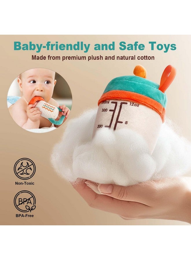 Vanplay Baby Toys 0-12 Months, Workout Plush Toy with Rattle for 0-3-6 Month, Sensory Montessori Toys for Babies 6-12-18 Month, Baby Boys Girls Birthday Shower Gifts for 7 8 9 10 Month - Image 5