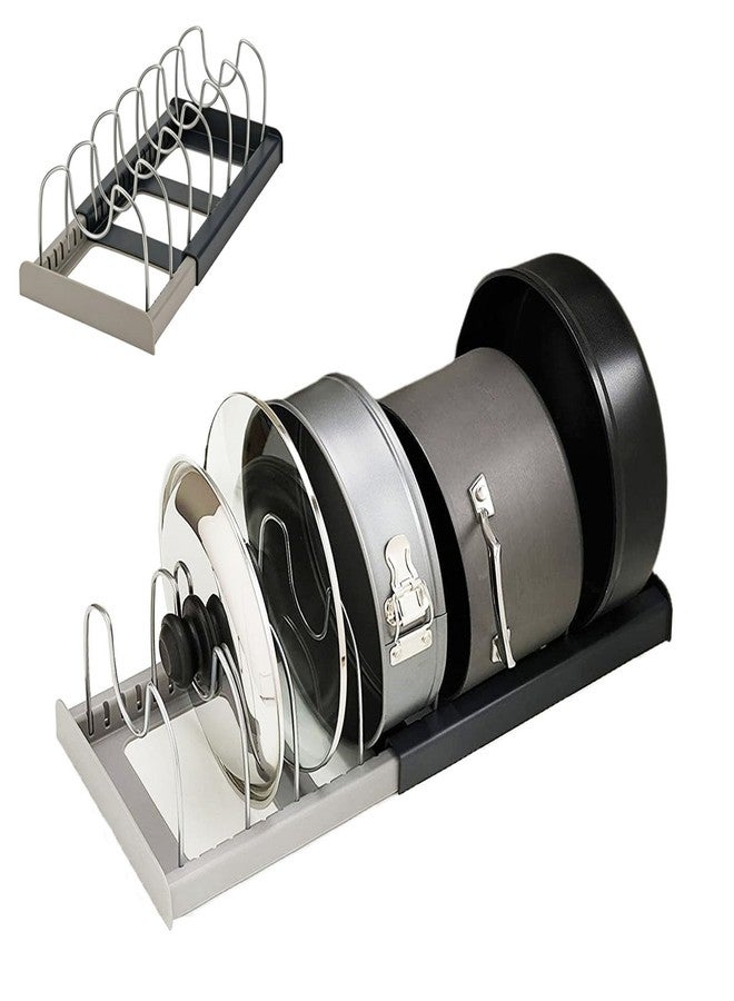BOBOAR Pot Lid Rack and Baking Pan Cookware Storage Organizers Inside Cabinet for Under Cabinet - Image 1